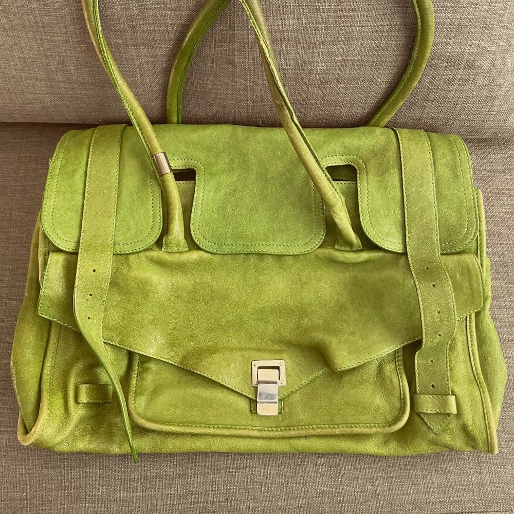 Proenza Schouler PS1 Keep All Large in green